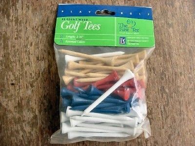 The First Tee 65 Count 2 3/4 Golf Tees Assorted Colors  