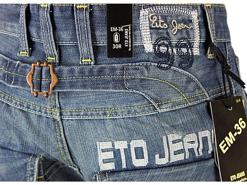 BRAND NEW MENS DESIGNER EM36 ETO JEANS ALL WAIST SIZES CLEARANCE SALE 