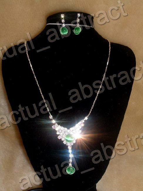 wholesale 24pcs Czech rhinestone costume necklace sets  