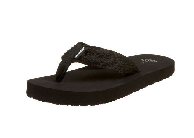 MENS REEF SANDALS Smoothy Black 0313 BLA  