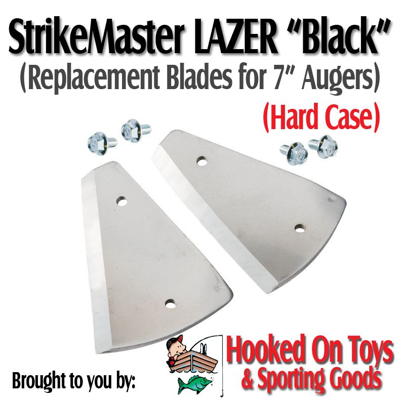   LAZER Black Ice Auger   2 Stainless Steel Replacement Blades  