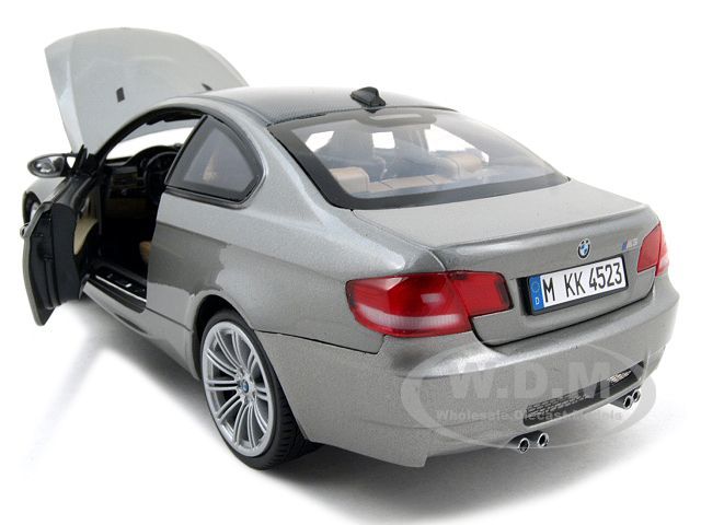 BMW M3 E92 COUPE GREY 118 DIECAST MODEL CAR  