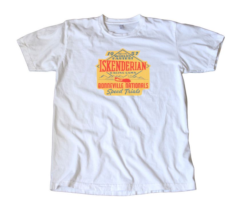 Vintage 1957 Iskenderian Bonneville Decal T Shirt  