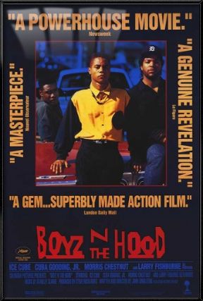 BOYZ N THE HOOD   FRAMED MOVIE POSTER  