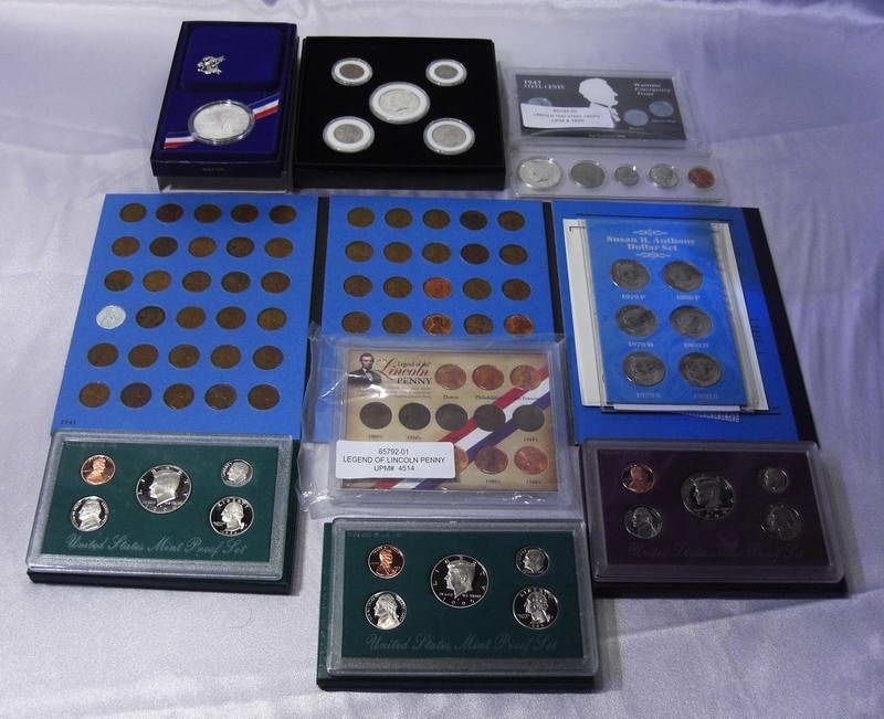 9x sets of vintage us commemorative coin collection please view