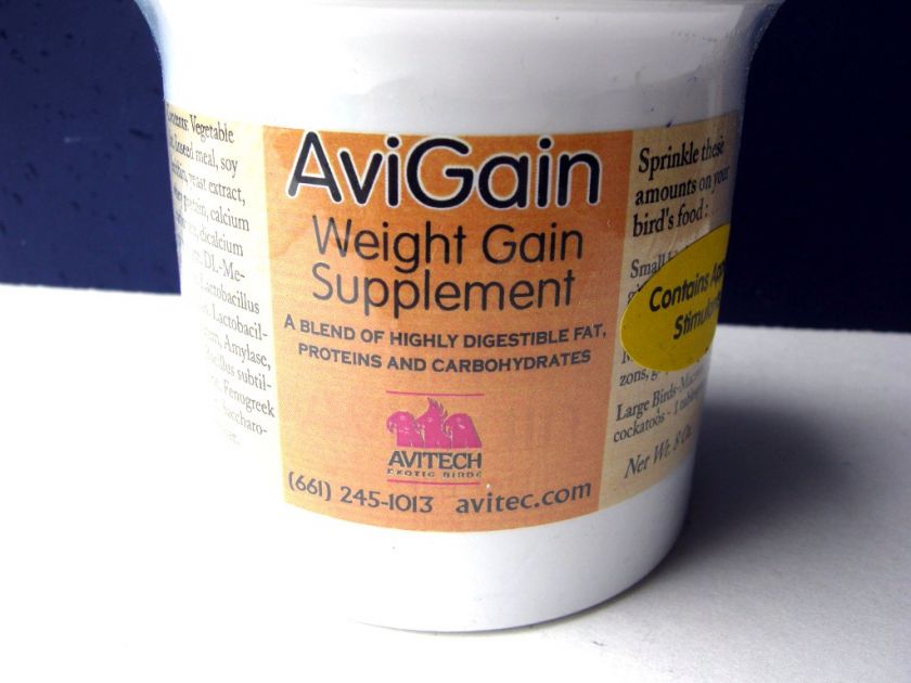 Avitechs AVIGAIN WEIGHT ADDITIVE SUPP   8 OZ  