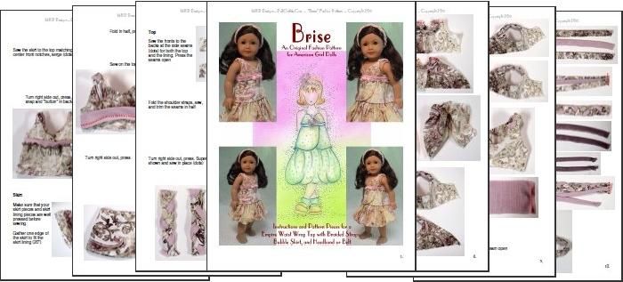 Brise an Original Fashion Pattern for American Girls  