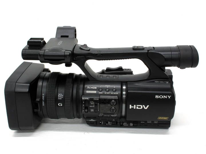 Sony HVR Z5U professional HDV camcorder   80 drum hours w/ extras HD 