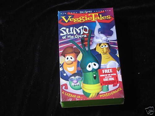 VeggieTales Sumo of the Opera VHS   Big Ideas Brand New  