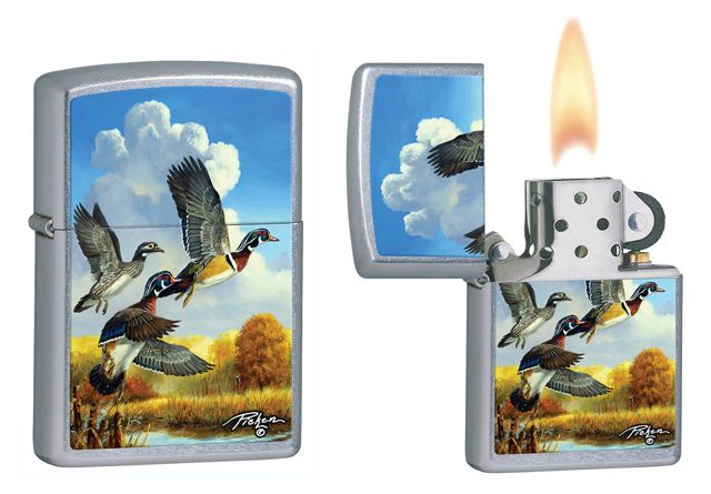 Zippo   Autumn Colors (Art by Linda Picken)   Street Chrome #28009