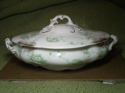 1890s Bishop & Stonier Semi Porcelain Covered Casserole  