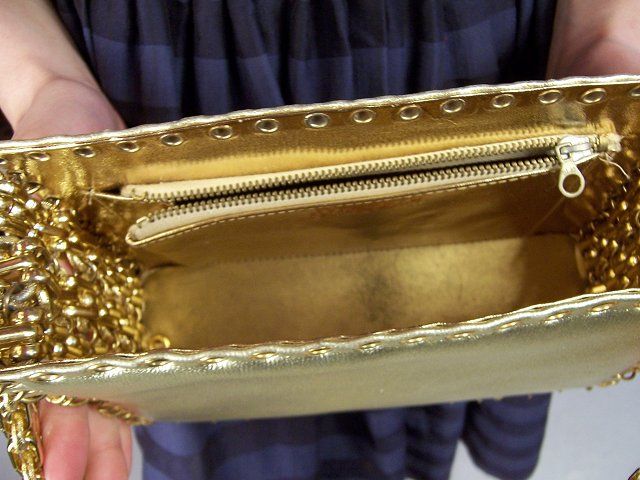Vintage Purse Raoul Calabro Heavy Chain Straps 1980S  
