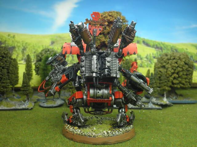 25mm Warhammer 40K DPS painted Ork Deff Dread OK040  