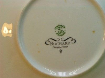 Unknown pattern by Rochard Limoges France SALAD PLATE  