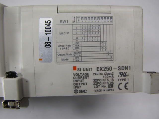 SMC Solenoid Pneumatic Manifold Used  