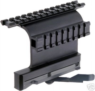 UTG SIDE RAIL SCOPE MOUNT QUICK DETACHABLE DOUBLE RAILS  