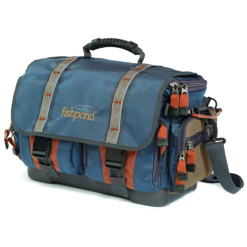 Fishpond Fly Fishing Cloudburst Gear Bag Steel Blue Boat Tackle Bag 