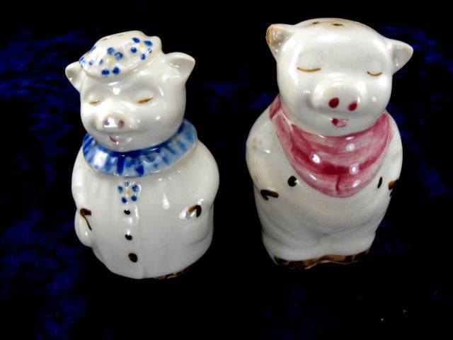 1937 61 SHAWNEE WINNIE & SMILEY SALT AND PEPPER  