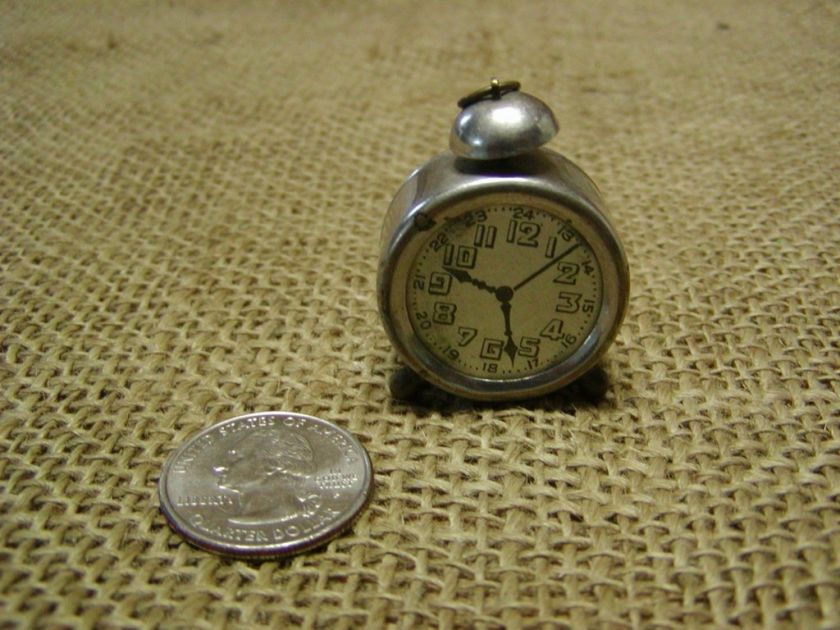 Vintage Clock Pencil Sharpener Antique German Military  