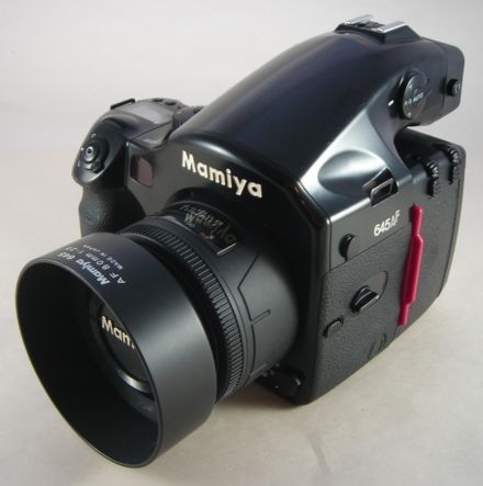 MAMIYA 645AF 645 AF 80MM LENS BACK CAMERA SET OUTFIT EXC++  