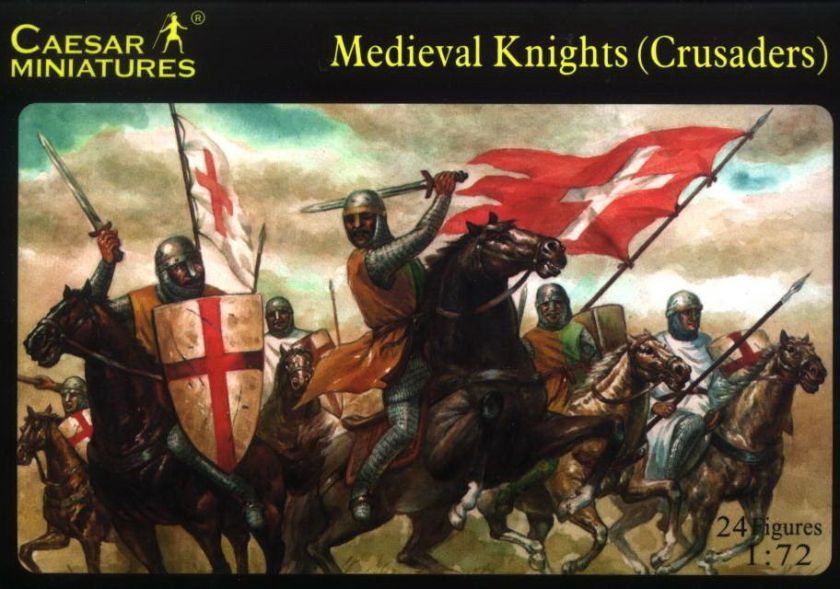 Caesar Miniatures 1/72 017 Medieval Knights (Crusaders)  