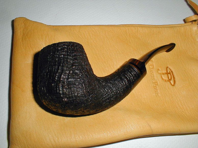 Jody Davis Friar Grade Sandblasted Horn Pipe * UNSMOKED * COOPERSARK 