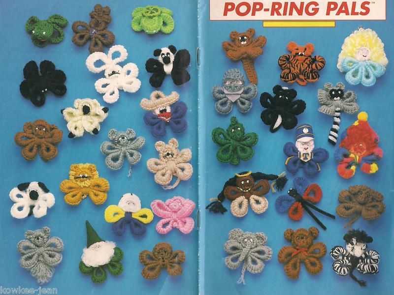 Pop ring pals crochet cute critters using pop can rings  