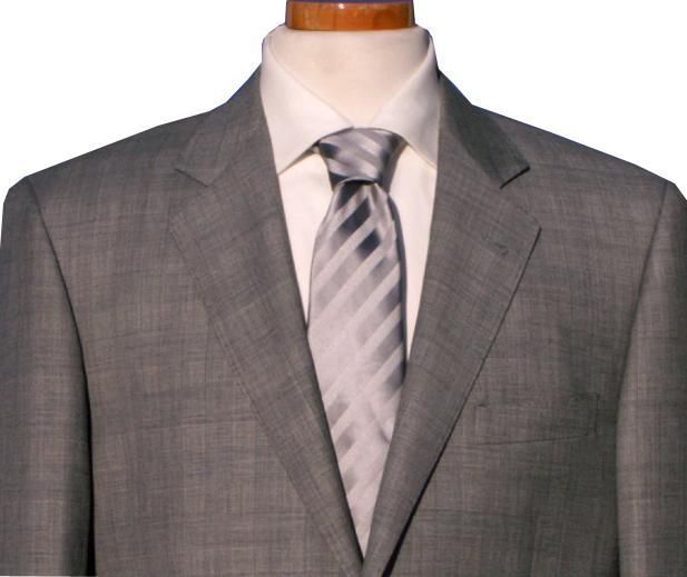 New Daniele $1295 Gray Glenplaid 42L 150s Wool Mens Designer Business 