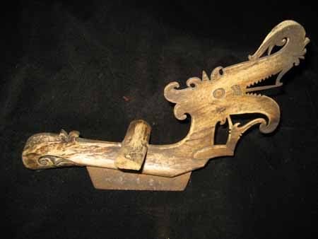 Rare Hornbill Padi Harvesting Knife Dayak Borneo  