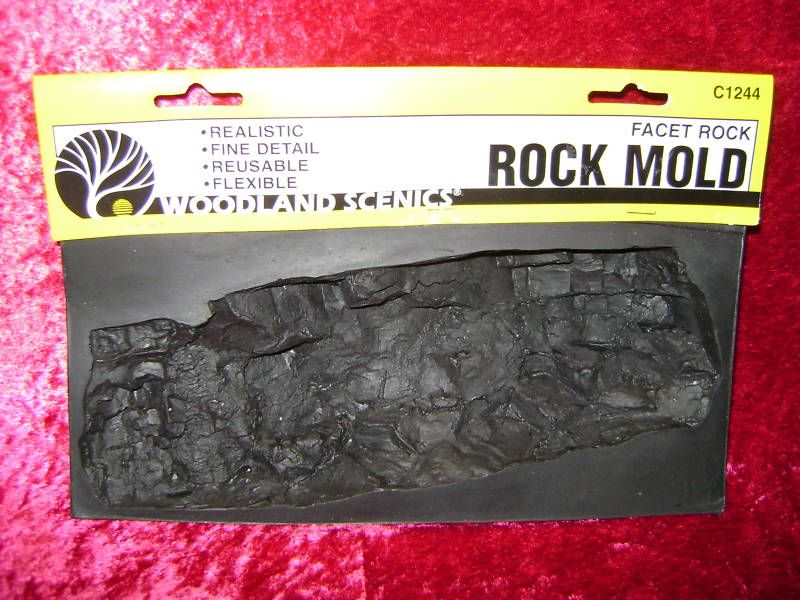 Woodland Scenics C1244 ROCK MOLD Rubber FACET ROCK i  