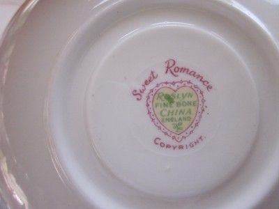   Bone China TF&S.LTD Tea Cup +Roslyn Saucer Floral Flowers England