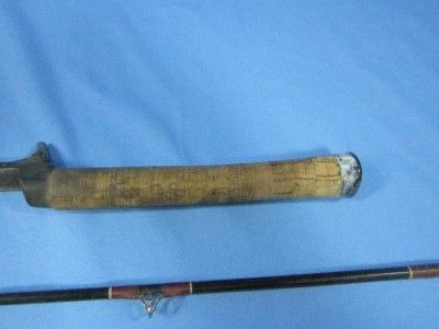 VINTAGE FIBERGLASS FISHING POLE NO REEL CORK HANDLE  