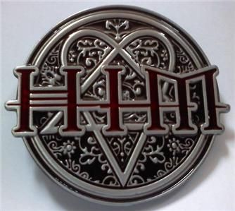 NEW HEARTAGRAM HIM ROCK MUSIC SKATEBOARD BELT BUCKLE  