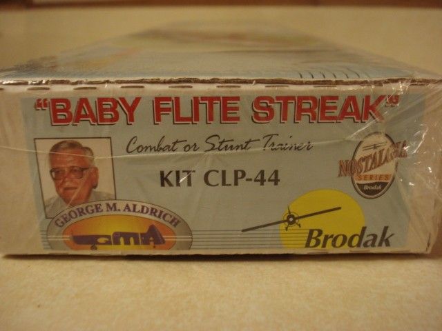 BRODAK *BABY FLITE STREAK * R/C PROFILE MODEL AIRPLANE KIT 