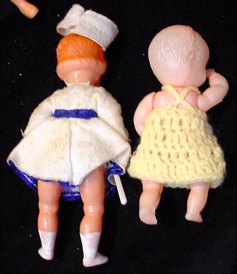 Vintage Doll Collection Lot Baby Italy Blue Box Toys ++  