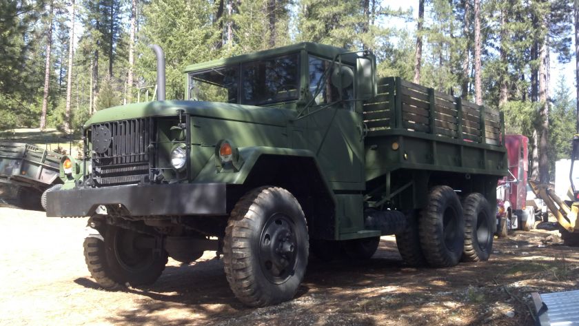 1966 Kaiser Jeep M35A2 Military 6X6 multi fuel duece and a half truck 