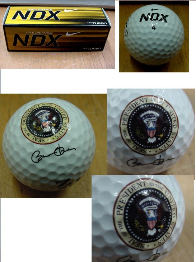 PRESIDENTIAL BARACK OBAMA GOLF BALLS NIB  