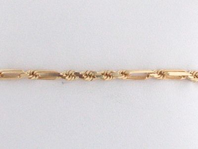 NEW UNISEX ITALIAN 14K MILANO GOLD ROPE CHAIN BRACELET  