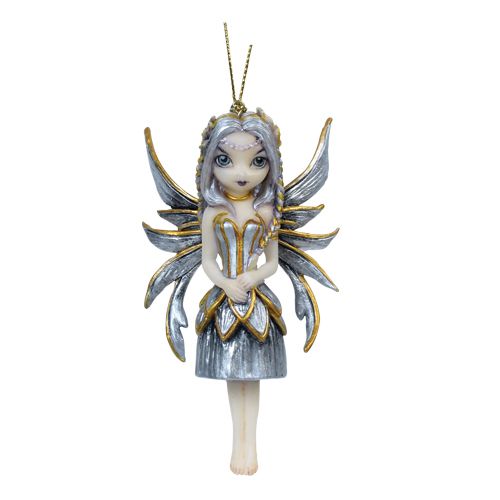 JASMINE GRIFFITH STAR SILVER FAIRY ORNAMENT STATUE  