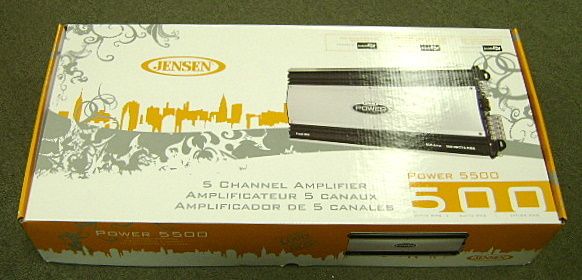 NEW Jensen Power 5500 660W RMS, 5 Channel Car Amplifier  