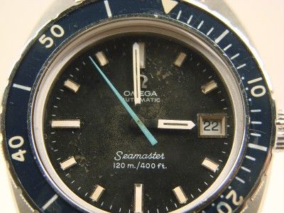 CLASSIC 1971 OMEGA SEAMASTER 120M AUTOMATIC WATCH . SERVICED  