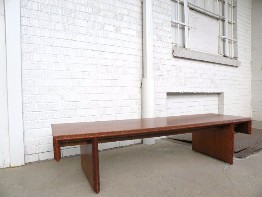 RARE 1950s FRANK LLOYD WRIGHT Heritage HENREDON Cocktail Coffee TABLE 