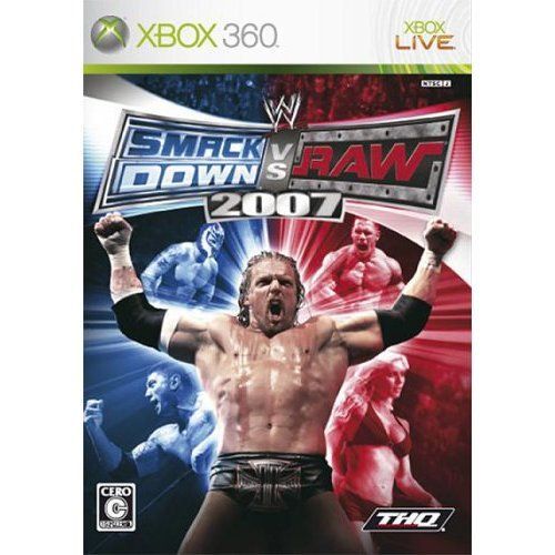 Xbox360  WWE 2007 SmackDown vs Raw  X Box 360 Japan  