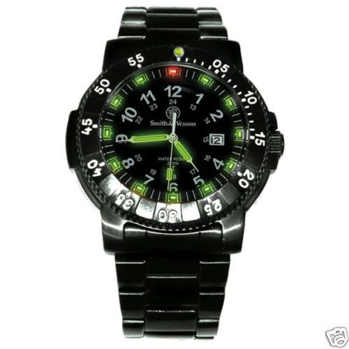 Smith & Wesson TRITIUM COMMANDER Stainless Steel Watch  