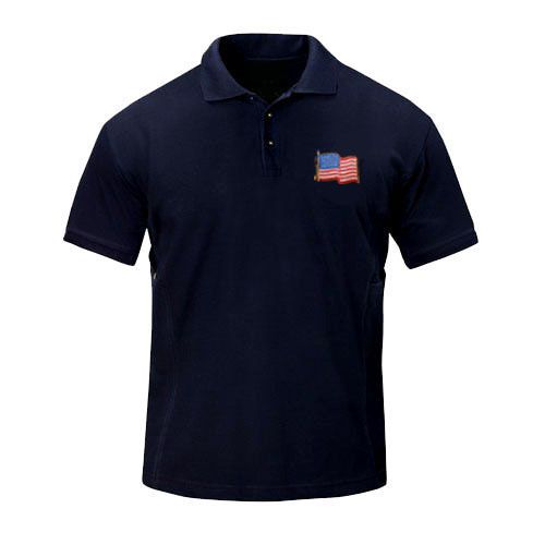 AMERICAN FLAG POLO SHIRT  