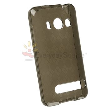   case for htc evo 4g clear smoke argyle quantity 1 keep your htc evo 4g