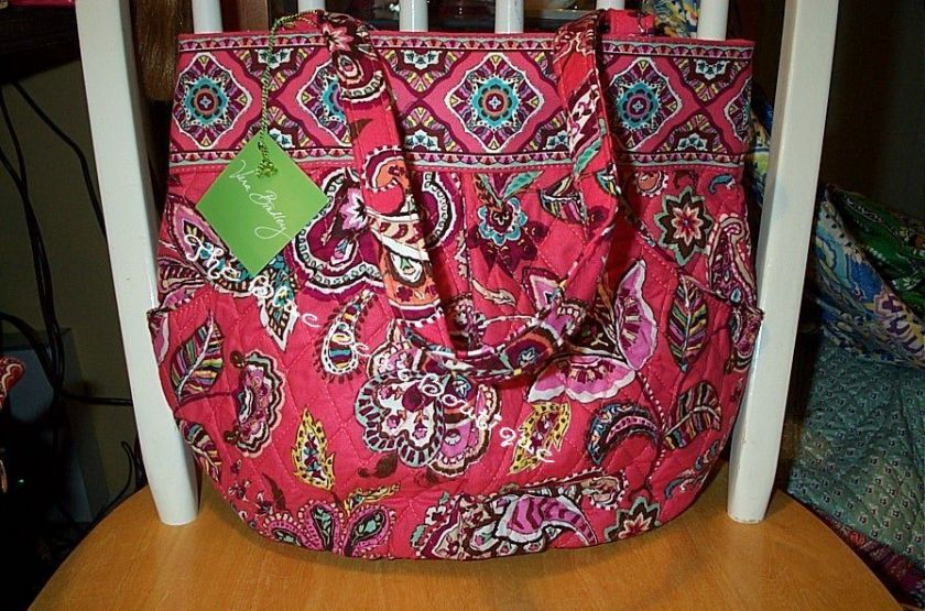 Vera Bradley Retired Call Me Coral Morgan Bag  