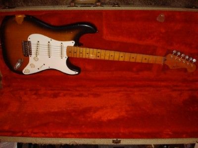 1984 Fender USA STRAT 57 Reissue STRATOCASTER W/ Original Tweed Case 