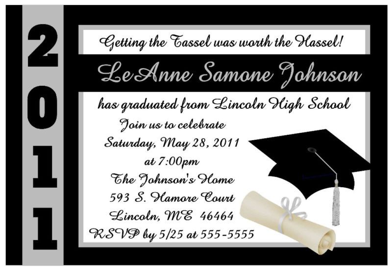 GRADUATION INVITATIONS ANNOUNCEMENTS ~ DIGITAL  