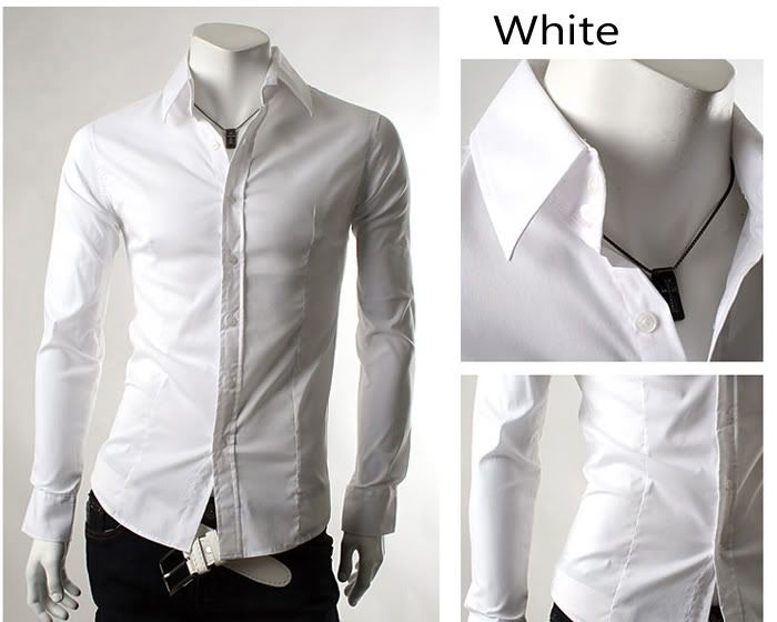 New Mens Casual Luxury Stylish Dress Slim Shirts ST50  